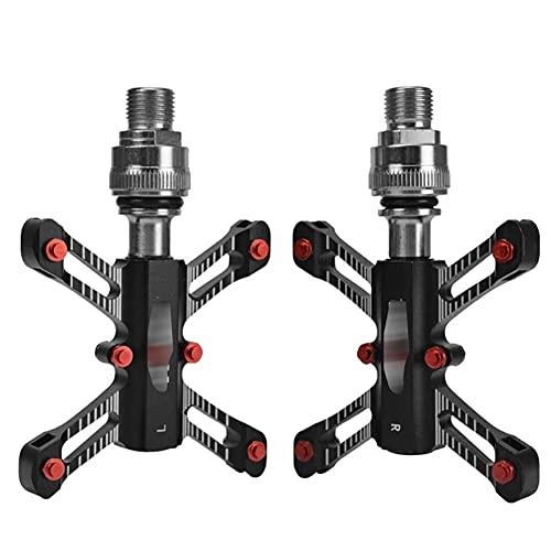 Mountain Bike Pedal : Bike Bicycle Pedals Ultralight Sealed Bearing Pedal Bicycle Bike Pedal Anti Slip Footboard Bearing Quick Release Plastic Steel Bike Accessories Aluminum Alloy