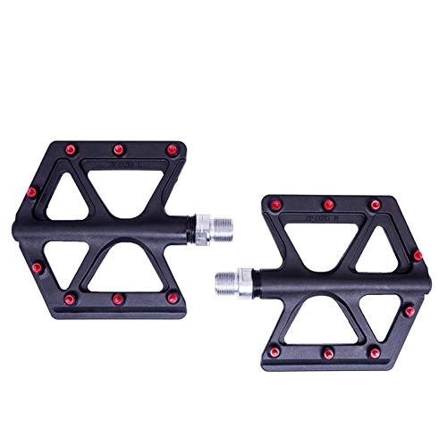 Mountain Bike Pedal : Bike Pedals Carbon Fiber Ultralight Flat Pedal Alloy MTB Cycling Pedal Mountain Road Bicycle Riding Accessories