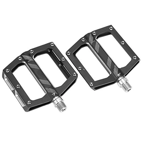 Mountain Bike Pedal : Bike Pedals, Pedal, High Strength Wide Platform Non‑slip for Road Bike Bike Accessory Mountain Bike Bike Parts(black)