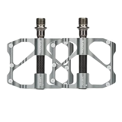 Mountain Bike Pedal : Bike Pedals Pedal Quick Release Road Bicycle Pedal Anti-slip Ultralight Mountain Bike Pedals Carbon Fiber 3 Bearings Pedale Mtb Pedals (Color : 5)