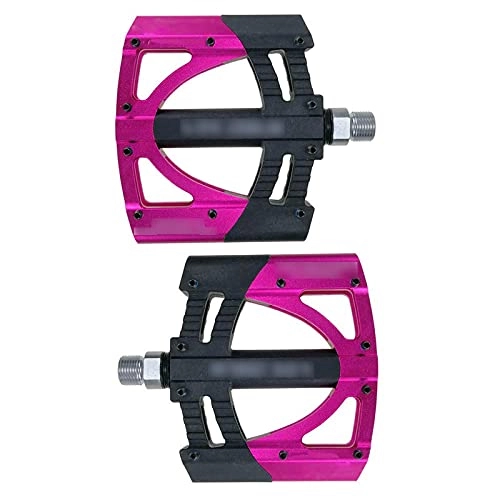 Mountain Bike Pedal : BUMSIEMO Mountain Bicycle Pedals Axle Diameter Road Bike With Sealed Aluminum Pink 1 Pair