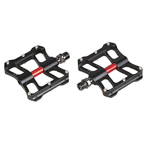 Mountain Bike Pedal : COSCANA Non-Slip Mountain Bike Pedals, Ultra Strong Aluminum Alloy Pedals 9 / 16" 3 Sealed Bearings For Road BMX MTB BikesBlack