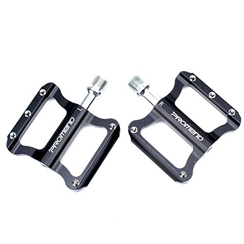 Mountain Bike Pedal : DHTOMC Mountain Bike Pedals Road Bike Pedal Aluminum Alloy With Anti-skid Nail Compact And Lightweight Pedal Pedal for MTB Road Bicycle (Color : Black, Size : One size)