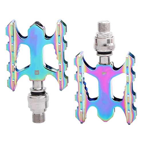 Mountain Bike Pedal : Dingyue Mountain Bike Pedals, MTB Pedals, Road Bike Pedals Aluminum Alloy Anti-skid and Stable Mountain Bike Flat Pedals for Mountain Bike BMX and Folding Bike