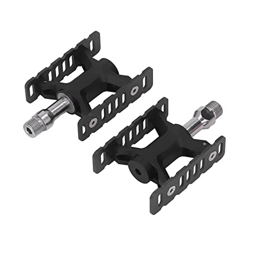 Mountain Bike Pedal : Emoshayoga Bike Pedals, Lightweight Replacement Bicycle Pedals DU Bearing for Mountain Bikes(Black)