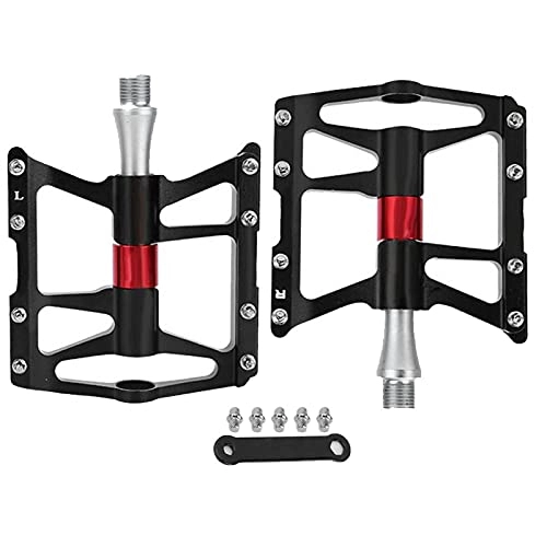 Mountain Bike Pedal : Eulbevoli Mountain Road Bike Pedals durable Lightweight Bicycle Replacement Accessories for trail riding(black)