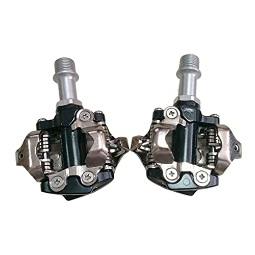 Mountain Bike Pedal : F Fityle Mountain Bike Pedal with Cleats MTB Pedals Clip Cycling Pedals Spin Bicycle Pedals Compatible with SPD Cleats