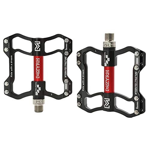 Mountain Bike Pedal : Falliback MTB CNC Ultralight Hollow Pedals Bicycle Cycling Footrest Bike Pedals, New Aluminum Alloy Antiskid Durable Mountain Bike Pedals Road Bike Pedals