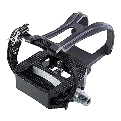 Mountain Bike Pedal : Fanville Spin Exercise Bike Pedals Pedal for Clipless Toe Cage and Strap for Shoes Indoor Cycling Heavy Duty 9 / 16 Inch Thread for Fitness Bicycle