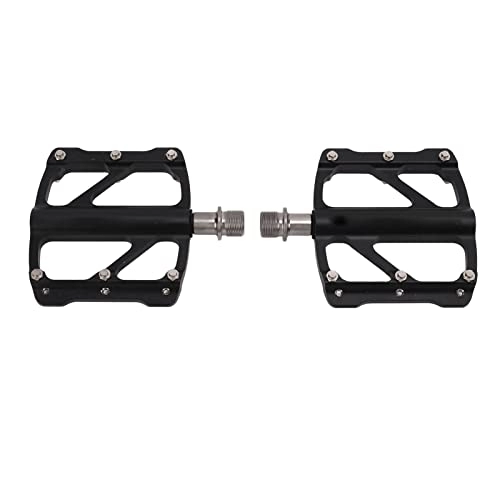 Mountain Bike Pedal : FECAMOS Bike Pedals, 3 Bearings Flat Pedals Universal Firm High Strength for Mountain Bicycle