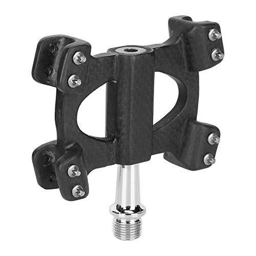 Mountain Bike Pedal : frenma 1 Pair Bicycle Pedal, Resistance Professional Manufacturing Carbon Fiber Pedal, Cycling Accessory for Mountain Bike(3K matt)