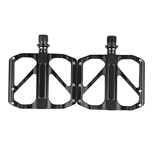 Mountain Bike Pedal : FXJJHXZP Aluminum Alloy 3 Bearings Pedal Bicycle Bike Pedal Anti-slip Black Footboard Bearing Quick Release Bike Accessories (Color : PD R67)