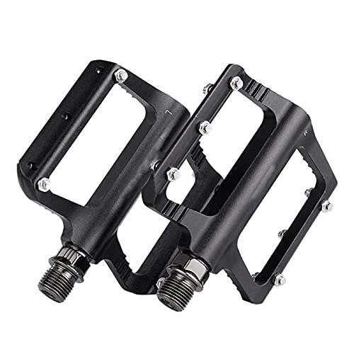 Mountain Bike Pedal : FXJJHXZP Ultra-light Aluminum Alloy Bicycle Pedals Bearing Anti-slip MTB Mountain Bike Flat Pedals Cycling Accessories W0YB