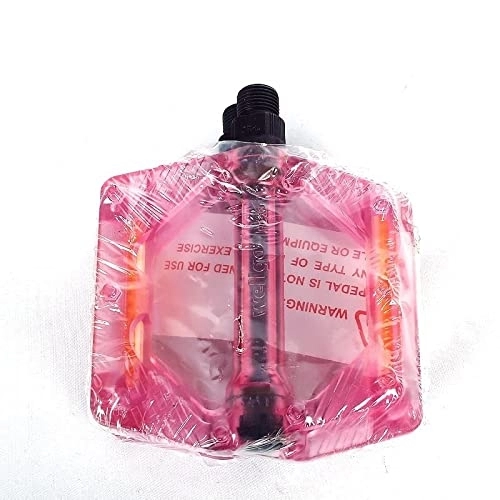 Mountain Bike Pedal : GADEED MTP B109P translucent color jelly pedal Dead Flyed Bicycle Pedal B223P Non-slip Pedal Pedal Ankle Mountain Bike Parts (Color : B223P pink)