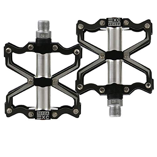 Mountain Bike Pedal : Gimitunus-BikeP Lightweight Bike Pedals, Cycling Equipment Accessories Bicycle Pedal Bearing Palin Mountain Bike Pedals Non-slip Pedal (Color : Gray)