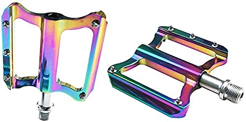 Mountain Bike Pedal : haofengya Bicycle pedals flat pedals for mountain bikes, flat pedals for mountain bike platforms non-slip mountain pedals made of aluminum alloy