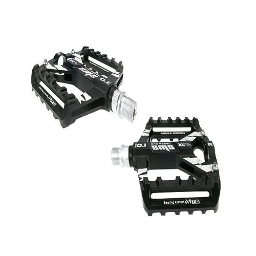 Mountain Bike Pedal : Happyyami 1pair Pedalboard Universal Pedal Non-slip Mountain Bike Pedal Platform Pedal Bearing Metal