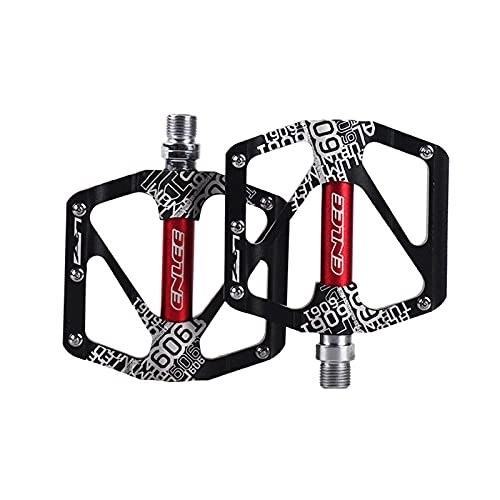 Mountain Bike Pedal : Heshan ENLEE Mountain Aluminum Alloy Pedals Mountain Bike Pedals | Bicycle Pedals Aluminum Alloy Non-slip and Durable | 3 Bearing Pedals | Leisure BMX Road Bike