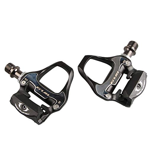 Mountain Bike Pedal : HJJGRASS Bike Bicycle Pedals Non-Slip Durable Ultralight Mountain Bike Flat Pedals Clock Pedal with Lock Bicycle Accessories 3 Bearing Pedals for 9 / 16