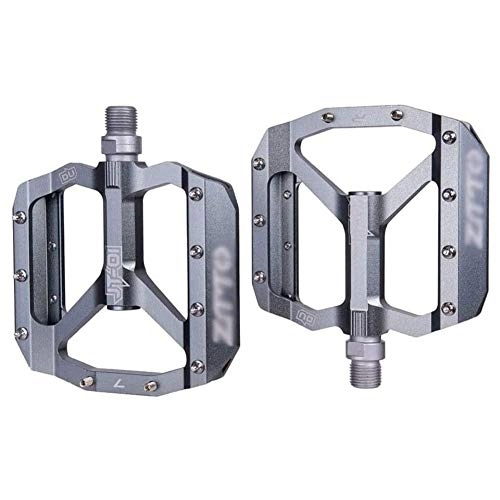Mountain Bike Pedal : HOOBBI Aluminum Alloy Bike Pedal, Non-slip and Light 9 / 16 Inch Bicycle Accessories MTB Bicycle Cycling Wide Platform Pedals 1 Pair Cycling Accessories, Bicycle Pedal