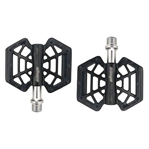 Mountain Bike Pedal : HOOBBI Folding Bicycle Pedal, Aluminium Alloy Anti-skid Bike Pedal Fits 9 / 16 Inch Platform Pedals Bicycle Accessories 1 Pair Cycling Accessories, Bicycle Pedal (Size : One Size)