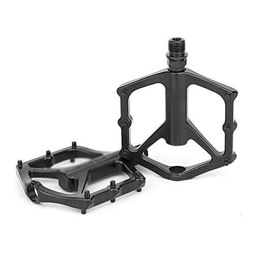 Mountain Bike Pedal : HOOBBI Non-slip Bike Pedal, MTB High Speed Bicycle Pedal Ultralight Road Bike Pedal DU Sealed Bearing CNC MTB Pedal Cycling Accessories, Bicycle Pedal (Size : One Size)