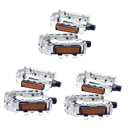 Mountain Bike Pedal : INOOMP 3 Pairs cycle bike clips bikes bikes bike pedals mountain bike adult road bike pedal cycle pedals mountain bike platform pedals non bike pedal mountain bike cleats parts Metal