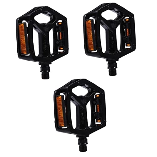 Mountain Bike Pedal : INOOMP 3 Pairs Mountain Bike Pedals Bicycles Pedals Accessories Cycling Pedal Bike Treadle Accessory Bike Parts Cycling Bike Pedal Bike Accessories Aluminum Alloy Folding Bike Bearing