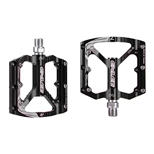 Mountain Bike Pedal : ITCUTE 1pair Mountain Bike MTB Aluminum Alloy Pedal DownHill Bicycle DU Bearing Pedal bicycle pedals with straps