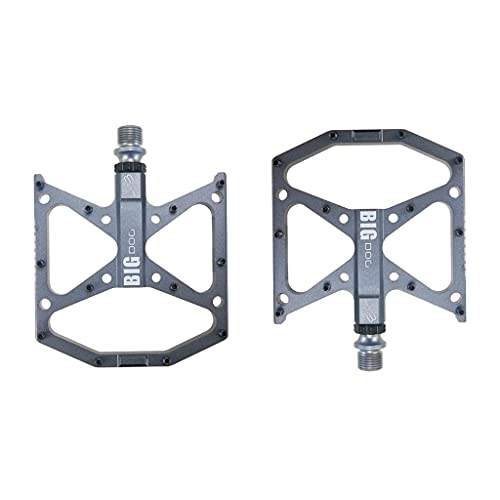 Mountain Bike Pedal : JIACUO Lightweight Universal Mountain Bike Pedals for BMX Road MTB Bicycle Wide 3 bearings Riding Ultralight Pedal