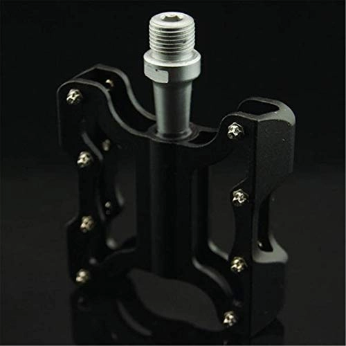 Mountain Bike Pedal : Joycaling Bicycle Pedal Bike Bearing Pedals With Anti Skid Peg For Mountain Bike (Size:82 * 78 * 18mm; Color:Black)