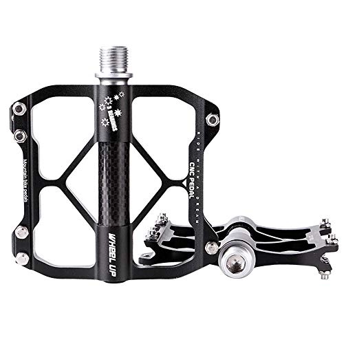 Mountain Bike Pedal : JYCDD Bike Pedals Mountain Road In-Mold CNC Machined Aluminum Alloy MTB Cycling Cycle Platform Pedal