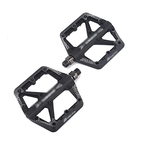 Mountain Bike Pedal : KaAfaL Bicycle Multiple Colors Left-Right Distinction Lightweight Design Wide Tread Surface Universal Thread for Mountain Bike pedal