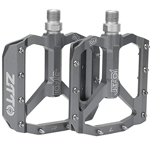 Mountain Bike Pedal : Kays BMX / MTB Bike Pedal Aluminum Alloy Mountain Bike Pedals Bicycle Bearing Foot Rest Cycling Parts - Silver