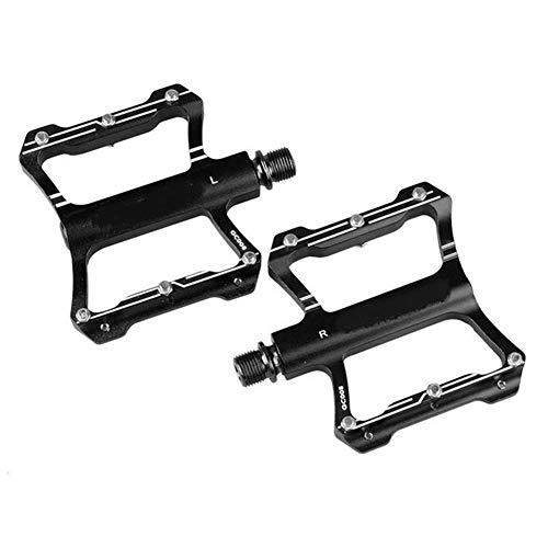Mountain Bike Pedal : LBWNB XCF12AC Ultralight MTB Bike Clipless Pedals With 3 Bearing High Strength Alloy Mountain Self-locking Pedal 291g Bike Replacement Parts Ball Bearings (Color : Black)