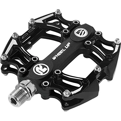 Mountain Bike Pedal : LITSPOT Mountain Bike Pedals, MTB Pedals, Road Bike Pedals Aluminum Alloy Spindle 9 / 16 Inch with Sealed Bearing Anti-Skid and Stable Mountain Bike Flat Pedals for Mountain Bike BMX and Folding Bike