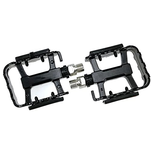 Mountain Bike Pedal : LXQLLJJD Non-slip General Mountain Bike Pedal with Side Reflective Belt, Ultra-light Steel Shaft, Sturdy and Durable Bicycle Platform Pedal for Mountain Road Bikes