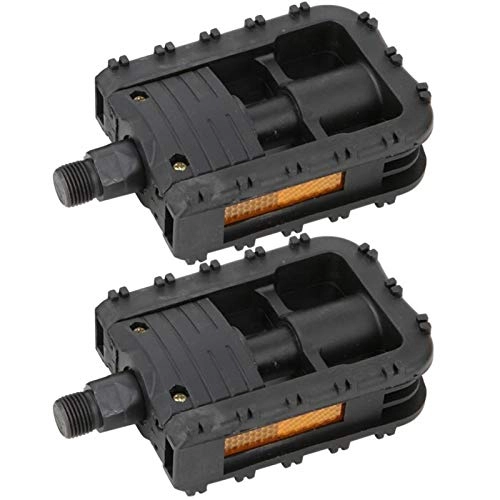 Mountain Bike Pedal : MHXY Carrying belt 1 pair of bicycle feet support plastic folding mountain bike pedal mountain bike folding pedal quality cycling replacement parts Folding design