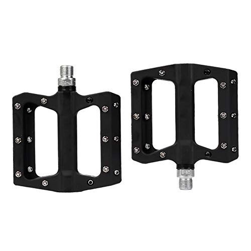 Mountain Bike Pedal : MMFHG Bicycle pedal Mountain Bike Easy Install Bicycle Pedals Practical Durable Ultralight Nylon Carbon Fiber Flat Replacement Anti Slip