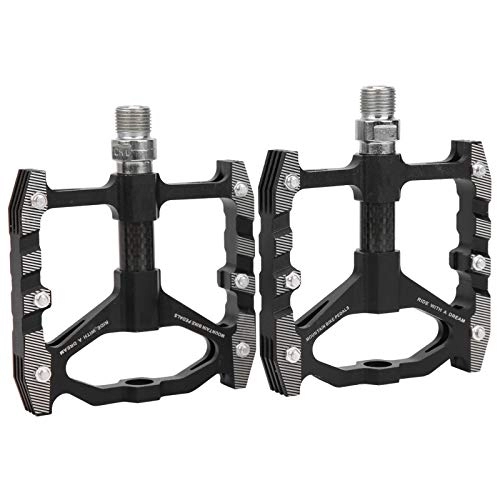 Mountain Bike Pedal : Mountain Bike Pedal 115x95x15mm Aluminum Alloy Anti‑Slip Bike Platform Pedals Bicycle Sealed Bearings Pedals Cycling Pedals