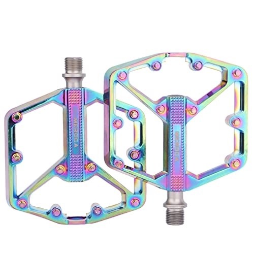 Mountain Bike Pedal : Mountain Bike Pedals Bicycle Flat Pedals Lightweight Aluminium Alloy Pedals for Road Bike Mountain Bike