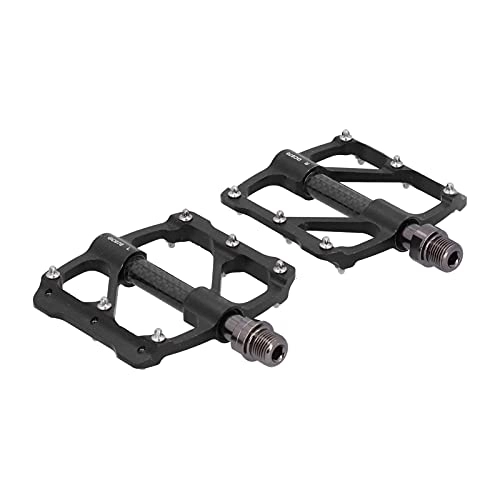 Mountain Bike Pedal : Mountain Bike Pedals, Bike Pedals 1 Pair with Anti‑Slip Nails for Outdoor for Bike(black)