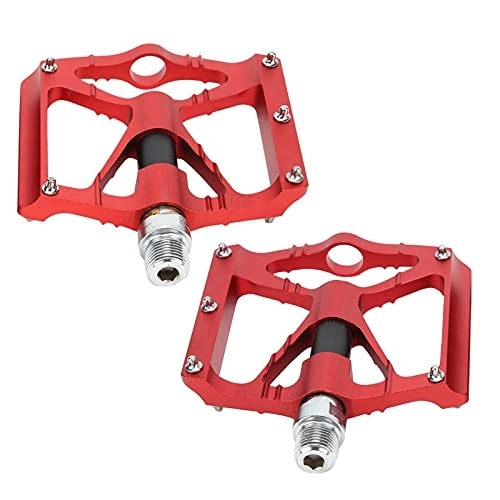 Mountain Bike Pedal : Mountain Bike Pedals, Easy To Install Bicycle Platform Flat Pedals Long Service Life Professional Design for Outdoor for Mountain Bike(red)