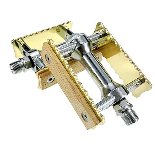 Mountain Bike Pedal : Mountain Bike Pedals Road Bike Pedals Bicycle Pedals Pedals For Road Bike Making The Ride Safer gold, free size