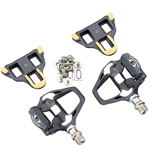 Mountain Bike Pedal : Mountain Bike Tool Road Bike Pedals Shoe Cleats Set Lightweight Self-locking Clipless Bicycle Pedals Cycling Accessories