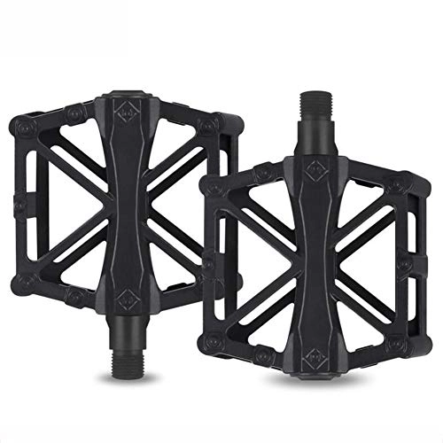 Mountain Bike Pedal : MuMa Bicycle Cycling Bike Pedals, For 9 / 16 MTB BMX Mountain Road Bike Accessories (Color : Black)