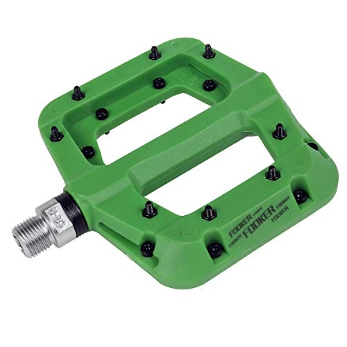 Mountain Bike Pedal : Mzyrh MTB Bicycle Pedals Nylon 3 Bearing Composite 9 / 16 Mountain Bike Pedals High Tensile Non-Slip Pedals Surface for Road BMX MTB Fixie Bikesflat, GRN 3 Lager