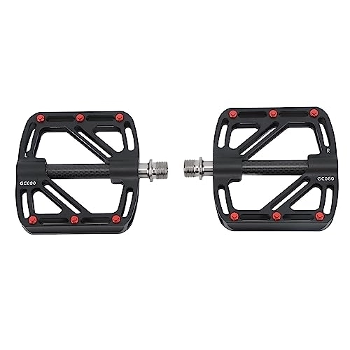 Mountain Bike Pedal : Naroote Lightweight Mountain Bike Pedal Waterproof 2pcs Bicycle Pedal Replacement Non-slip Aluminum Alloy for Cycling