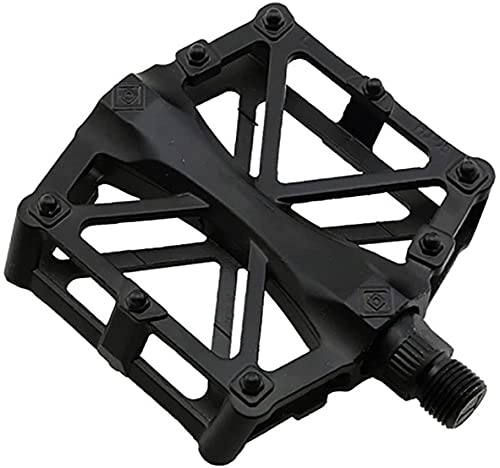 Mountain Bike Pedal : NKTJFUR Bike Pedals, Aluminium Alloy Universal Cycling Bike Pedals, 9 / 16 Inch Bicycle Cycling Bike Pedals, Sealed Anti-Slip Durable, for Mountain Bike, MTB, City Bike, Red (Color : Black)