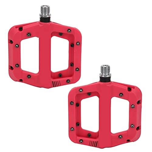 Mountain Bike Pedal : Non‑Slip Pedals, Hollow Design Lightweight Nylon Fiber Bike Pedals for Cycling for Mountain Bike